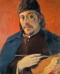 Selvportræt med palet, 1893-94